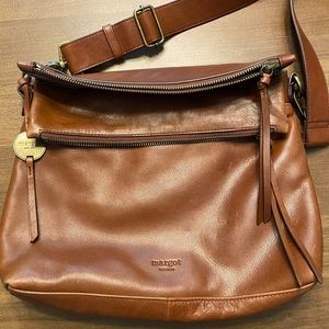 Margot leather crossbody bag